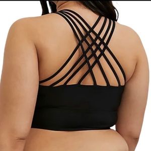 Torrid Lattice Swim Top Size 0